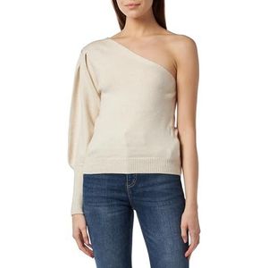 CARNEA Pull tricoté pour femme, champagne, M-L