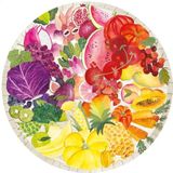 Ravensburger - Puzzel voor volwassenen - Ronde puzzel 500 p - Groenten en fruit (Circle of Colors) - 17169
