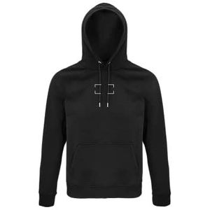 GIL Official Product No Logo – Hoodie Black Biologic Cotton, S – OCS Certified