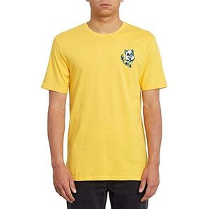 Volcom Wiggly BSC SS T-shirt voor heren, citrusvruchten goud