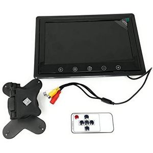 TEMPO DI SALDI LCD-monitor, 9 inch, auto, touch-toetsen, 2 AV-ingangen, voor videobewaking