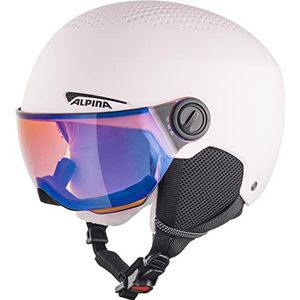 ALPINA ZUPO Visor Q Lite Skihelm, uniseks, jeugd, mat roze, 54-58