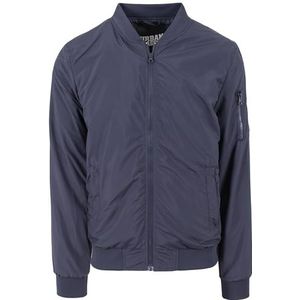 Urban Classics Light Bomber Jacket Herenjas, Blauw (zwart)