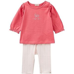 United Colors of Benetton 3MOCAK009 Pantalon pour bébé garçon COMP(Maglia+Pant) - Rose 901, 62, rose salmon E rose 901, 86