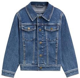TOM TAILOR 1045782 jongensjas, 10119 - versleten denim blauw