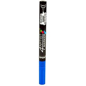 PEBEO 4 kunstenaars-markers van metaal, donkerblauw, 0,1 x 0,1 x 1,32 cm