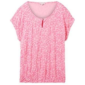 TOM TAILOR 1036771 T-shirt voor dames, 31745 - Design Geo pink