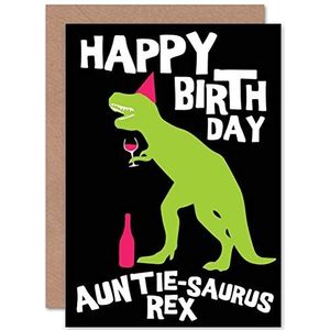 Verjaardagskaart ""Happy Fun Dinosaurus"" T-Rex CP2765