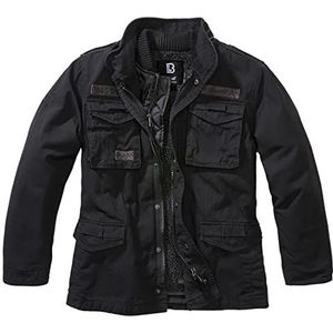 Brandit Kids M65 Giant Jacket, verschillende kleuren, maten 122 tot 176, zwart, 122-128, zwart.