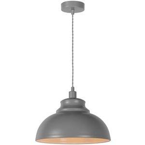 Lucide ISLA Hanglamp, grijs, Ø 29 cm, 1 x E14