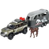 Majorette - Grand Series - Land Rover + paardenhanger - 25cm (schaal 1/43) - Geluiden en lichten - vanaf 3 jaar - 213776000