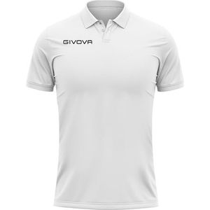 GIVOVA MA005-0003-7XS poloshirt wit, 7XS heren, wit, 6XS, Wit.