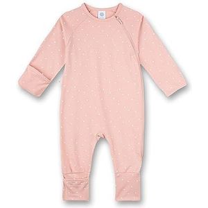 Sanetta Babymeisje romper roze bamboe pyjama's, zilver roze, 92, Zilver Roze