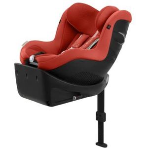 CYBEX Gold Sirona Gi i-Size Plus autostoel met basis, van 3 maanden tot 4 jaar ca. (vanaf de geboorte met de verloop), max. 20 kg, 61-105 cm (vanaf 40 cm met verloop), Hibiscus Red