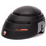 Ducati Urban opvouwbare helm, hersluitbaar, uniseks, volwassenen, zwart met rode details, groot