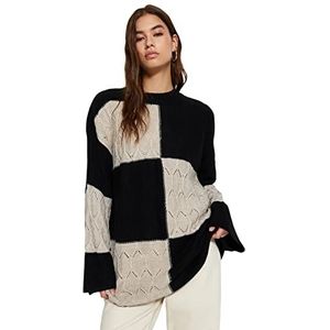 Trendyol Pull - Noir - Coupe décontractée, Noir, M, Noir, M