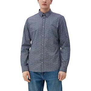 s.Oliver Bernd Freier GmbH & Co. KG Shirt met lange mouwen, blauw, XXXL heren, blauw, 3XL, Blauw