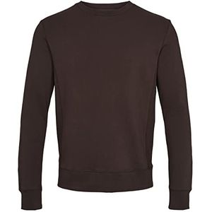 BY GARMENT MAKERS Sustainable; obviously! The Organic Uniseks sweatshirt, Ebony Brown, XXL, Ebony Brown