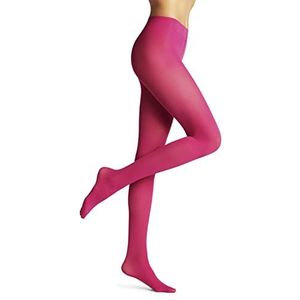 FALKE Dames Pure Matt 50 DEN semi-ondoorzichtige panty halfdik mat effen elegant comfort riem zonder druk op de taille stop-mesh aan de voetpunten fijn garen zacht duurzaam 1 paar, Rood (Berry 8390)