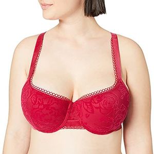 Triumph Spotlight WHU Push-up beha voor dames, van roze fluweel, rosso maai