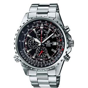 Casio Edifice EF-527D-1AVEF polshorloge, zwart/zilver, Zwart/Zilver