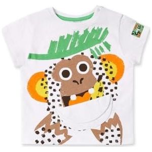 Tuc Tuc T-shirt à manches courtes pour bébé garçon en blanc avec imprimé, blanc, 1 ans