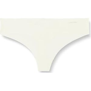 Calvin Klein Thong 0000d3428e string voor dames, Wit (Ivoor)