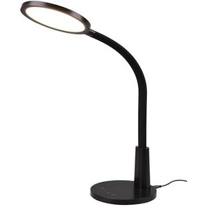 Reality Sally R52671102 Led-bureaulamp, mat zwart, 8,4 W led, 4-voudige aanraking, timerfunctie