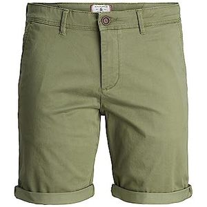 Jack & Jones Jjibowie Jjshorts Solid Sa Ps bermuda's voor heren, korstmos groen