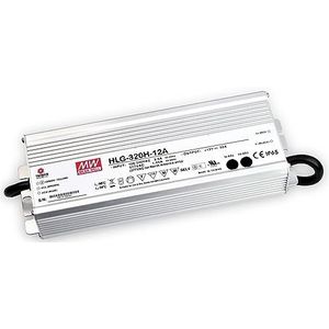 Mean Well HLG-320H-24B LED-transformator met constante spanning, 320 W, 13,3 A, 12-24 V/D
