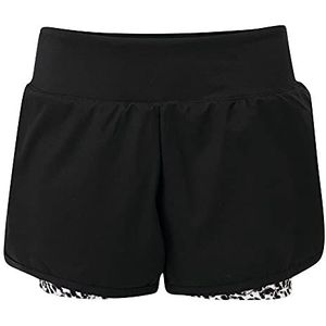 Dare 2b Outrun Wandelshorts voor dames, zwart/zebra