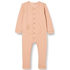 Noppies Baby U Playsuit Roskilde tuinbroek, koffie au lait it-P788, 44 cm, uniseks, baby, Bruin