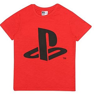 Playstation Player 1 jongens T-shirt rood 4-5 jaar | gamergeschenken, jongens PS4 PS5 Gaming T-stuk, kinderverjaardagscadeau, rood, 110, Rood