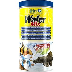 Tetra Wafer Mix Complete voeding voor bodemvis en schaaldieren, meerkleurig, 1 l