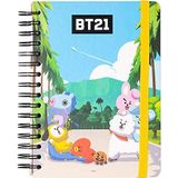 Grupo Erik Bullet Journal gestippeld BT21 | notitieboek A5 | notebook | Bullet Agenda | spiraalboek