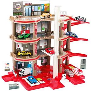 Total STARLUX - Super Garage met compleet tankstation 4 niveaus - vanaf 3 jaar - gemaakt in Europa - 401006