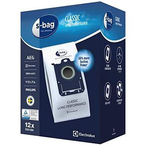 Electrolux - E201SM stofzuigerzak s-bag® classic long performance - 12 stuks