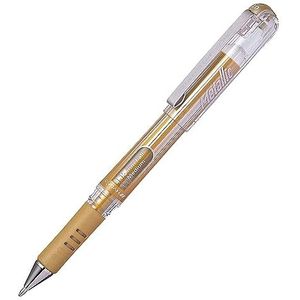 Pentel 1,0 mm Tip Hybrid Gel Grip Dx Metallic Gold Ink Pen met Chunky Barrel - Goud