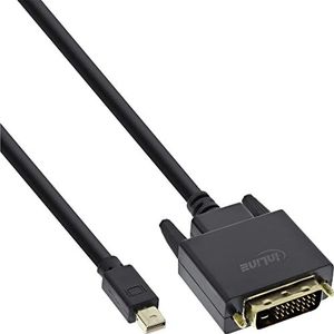 Premium Mini DisplayPort 1.1a naar DVI kabel (1920 x 1200) / zwart - 0,50 meter
