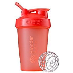 Blender Bottle Classic Loop - Protéine Shaker | Bouteille d'eau avec poignée de transport, Mixte Adulte, Orange (Full Color Coral), 590 ml
