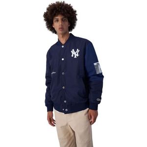 Champion Rochester 1919 Mlb Bomber Herenjas met embotie, Maritiem blauw