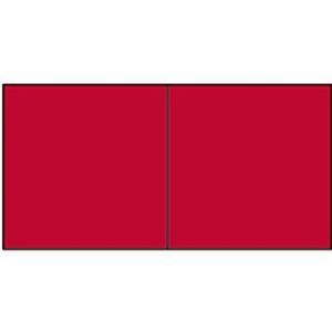 Paperado 5 vierkante enveloppen opvouwbaar rood rood