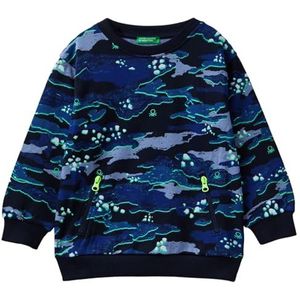 United Colors of Benetton Maglia G/C M/L 3kugg10fb Sweatshirt met capuchon Kinderen en tieners, Meerkleurig