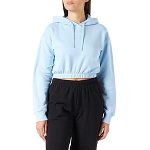 Champion American Classics-Crop Boxy Hoodie voor dames, Azur