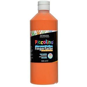 Piccolino Vingerverf, oranje, 500 ml, wasbaar en wasbaar.