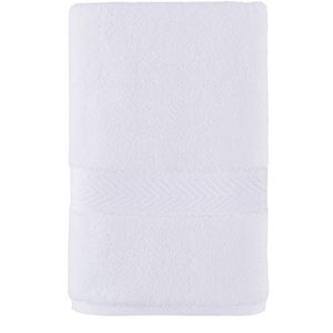 Tommy Hilfiger Moderne effen Amerikaanse handdoek, 40 x 66 cm, 100% katoen, 574 g/m², helder wit