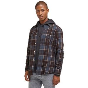 Lee Leesure overhemd voor heren, stoffig marineblauw, M