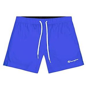 Champion Legacy Beachshorts AC Small Logo kostuum voor heren, hemelsblauw, S, Hemelsblauw