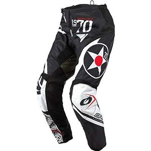 O'NEAL | Motocross broek | MX Enduro | pasvorm voor maximale bewegingsvrijheid, licht design, ademend en duurzaam | Element Warhawk Pants | volwassenen, zwart/wit/groen