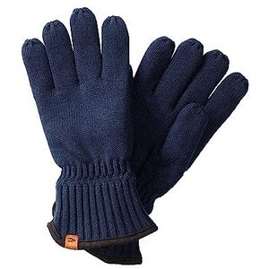 camel active Gebreide handschoenen met warme voering voor heren, donkerblauw, L, Donkerblauw